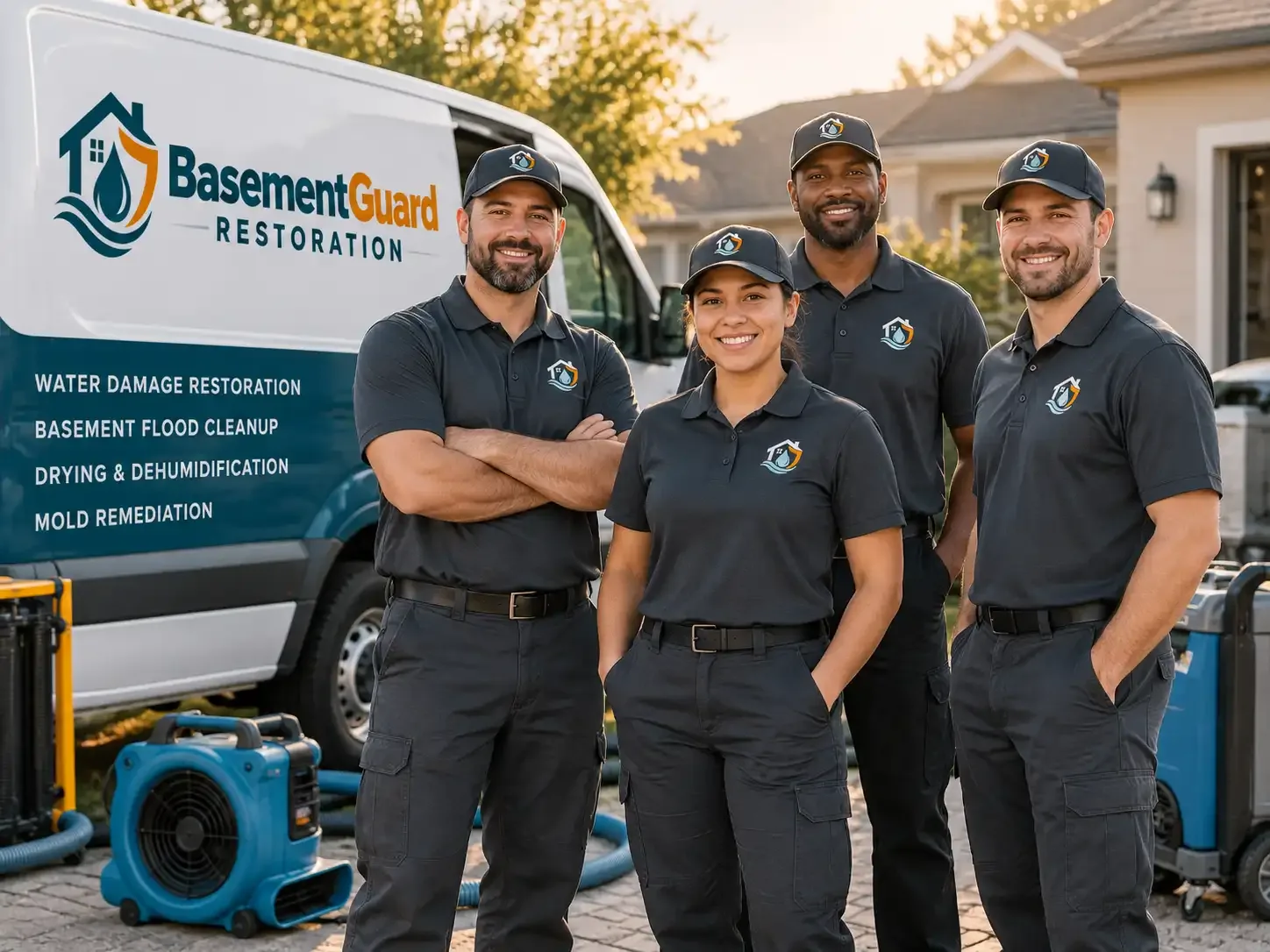 Basement Water Damage Restoration company in Nu Mine, PA